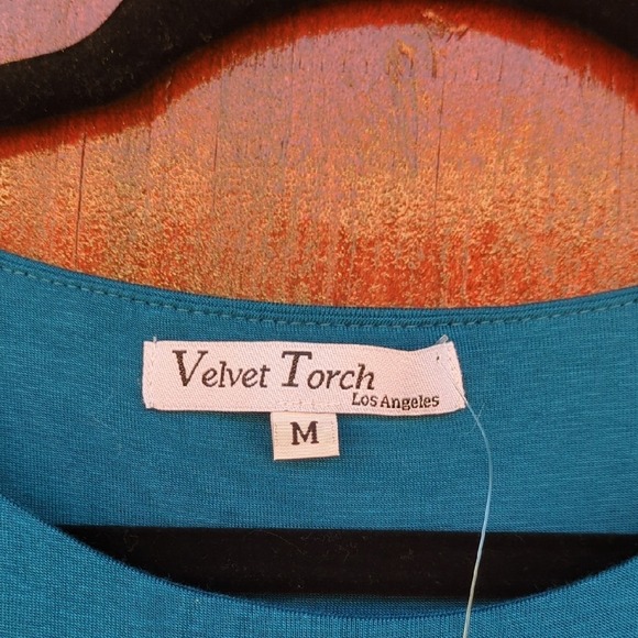 Velvet Torch Blue Sleeveless Sheath Midi Dress, Medium Size. NWT - Picture 2 of 4